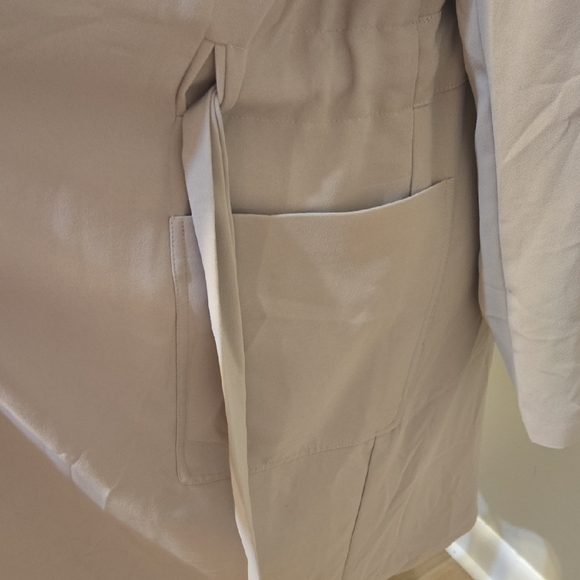 Eliane Rose Chic Women's Trench Coat in Light Beige XL New - Picture 9 of 10